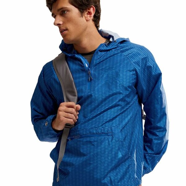 Men's Range Hooded Packable Quarter-Zip Jacket Thumbnail